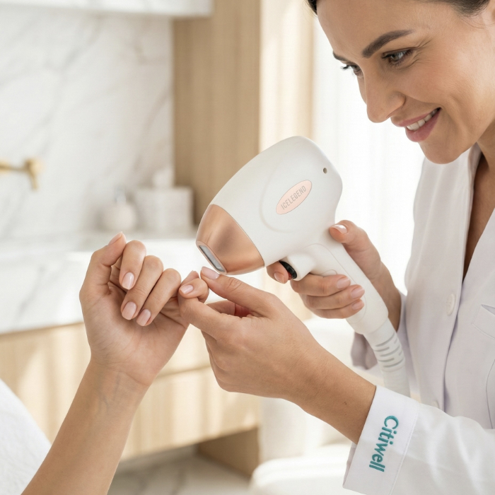 Poštene zone laserske epilacije