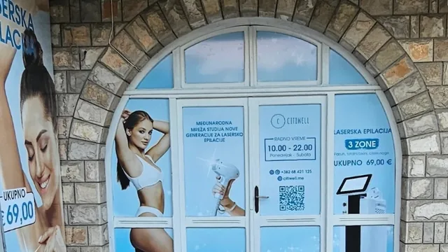 Enterijer salona za lasersku epilaciju u Herceg Novom